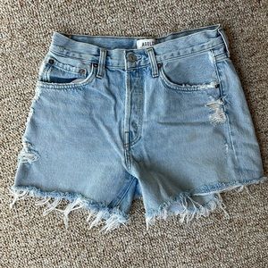 Agolde Parker Long Loose Vintage Shorts Size 26